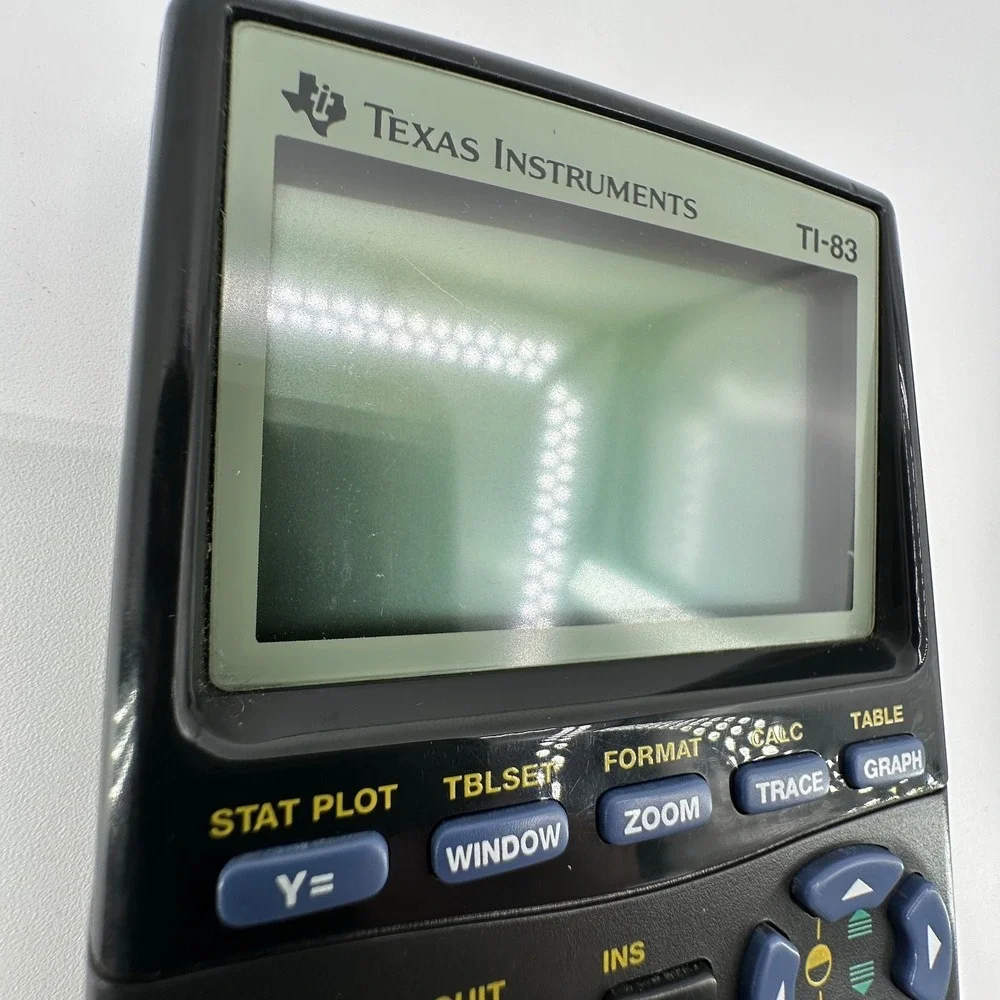 Texas Instruments TI-83 Graphing Calculator with Slipcover Tested WORKS PLS READ
